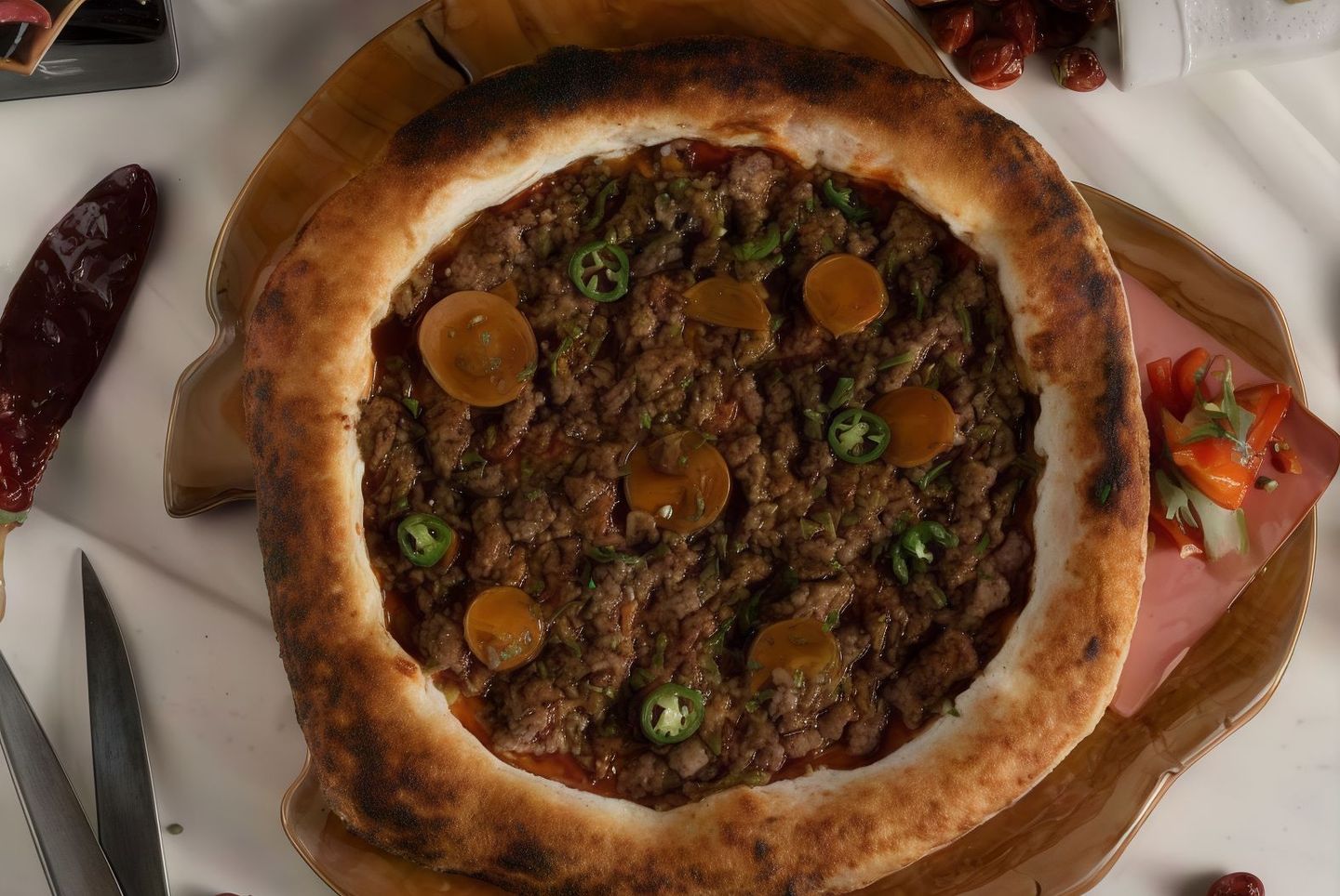فطيرة لحم باجين