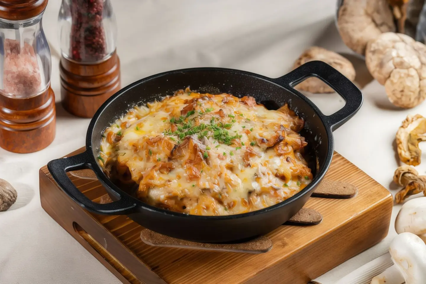 Farafalle Con Funghi