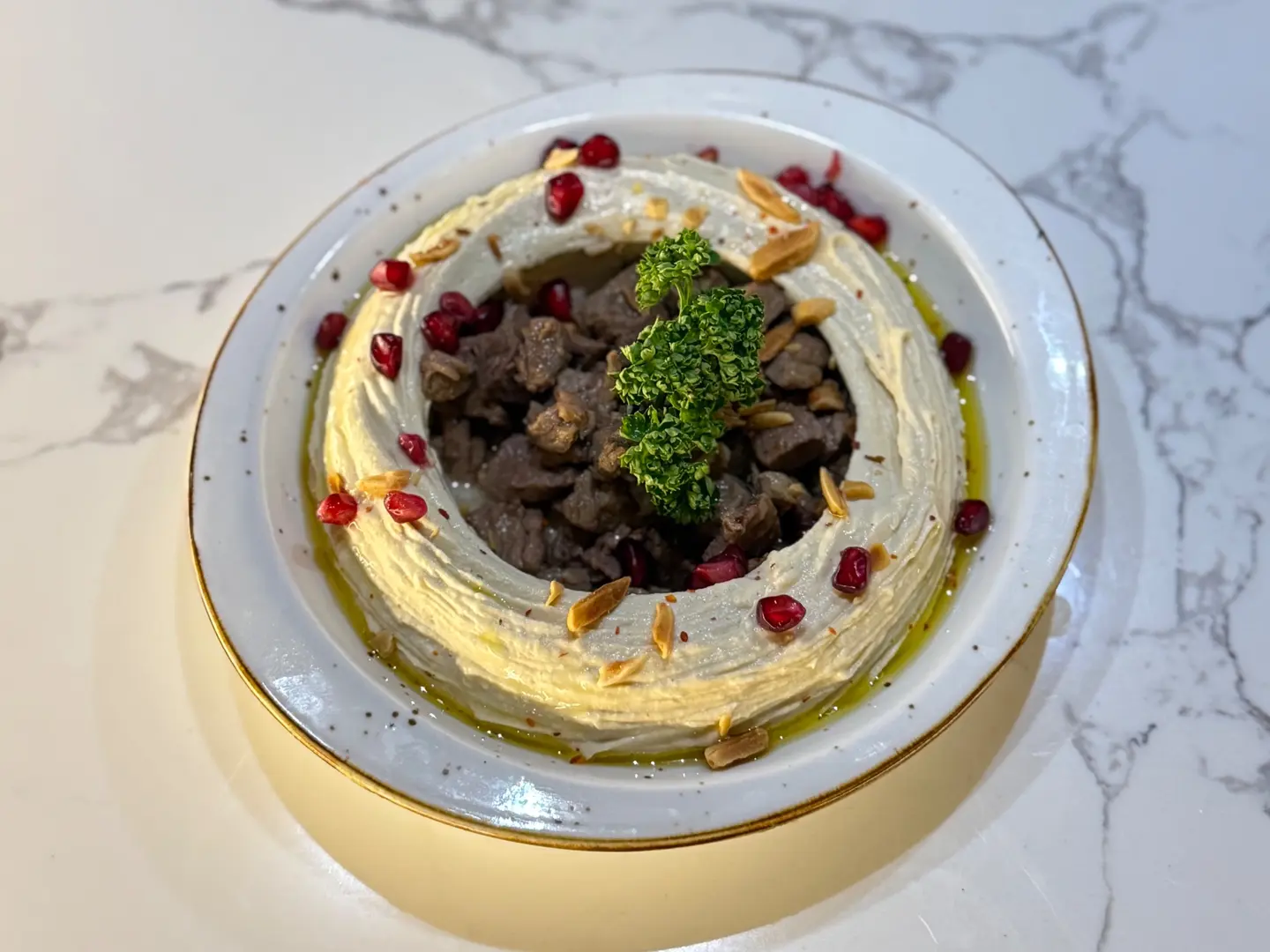Hummus With Meat