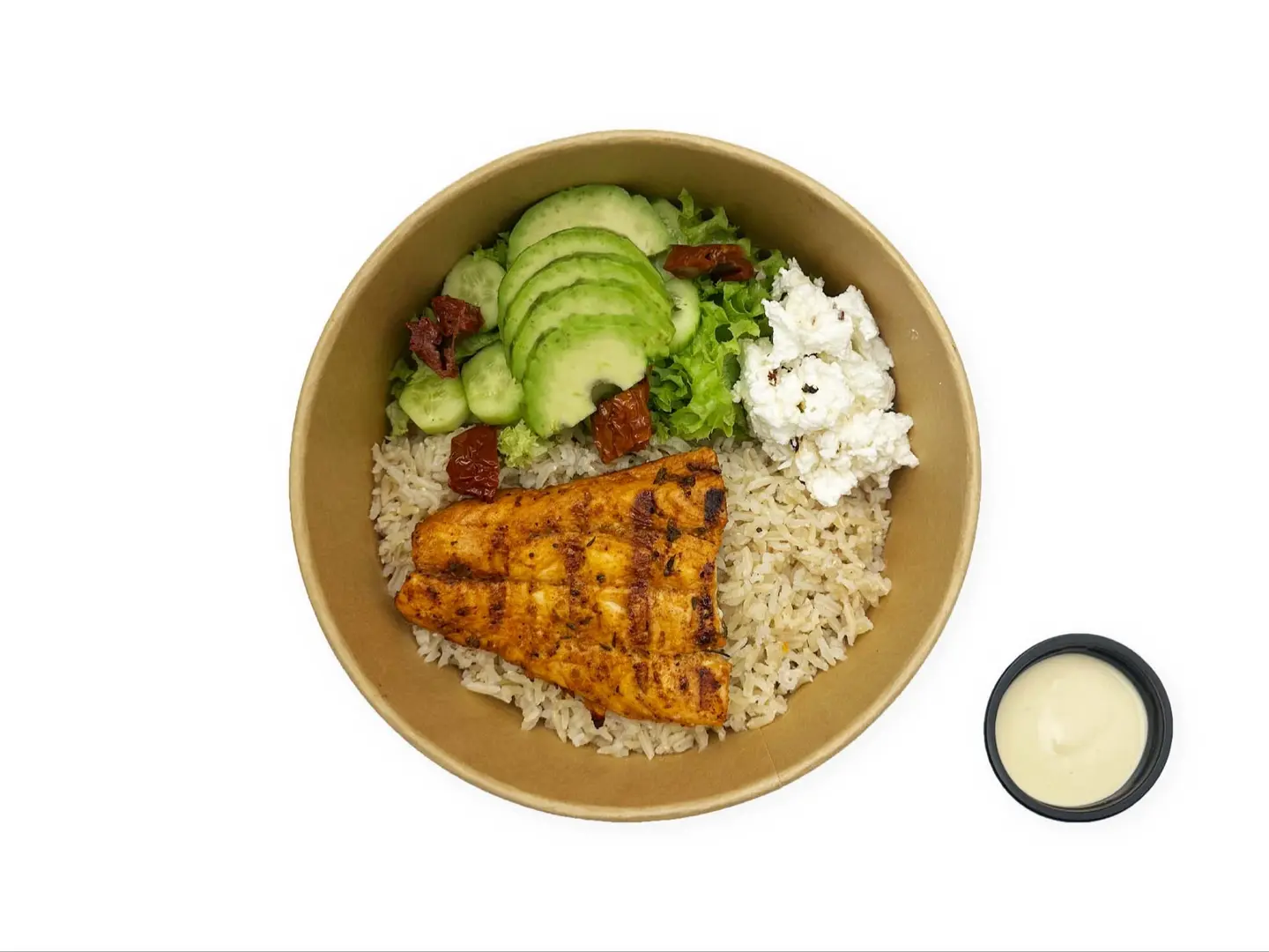 سالمون مع رز