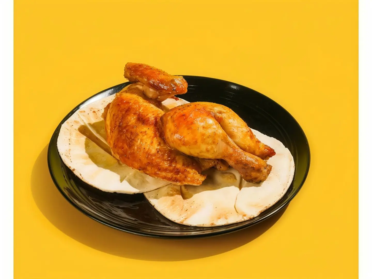 Half Grilled Chicken Plain