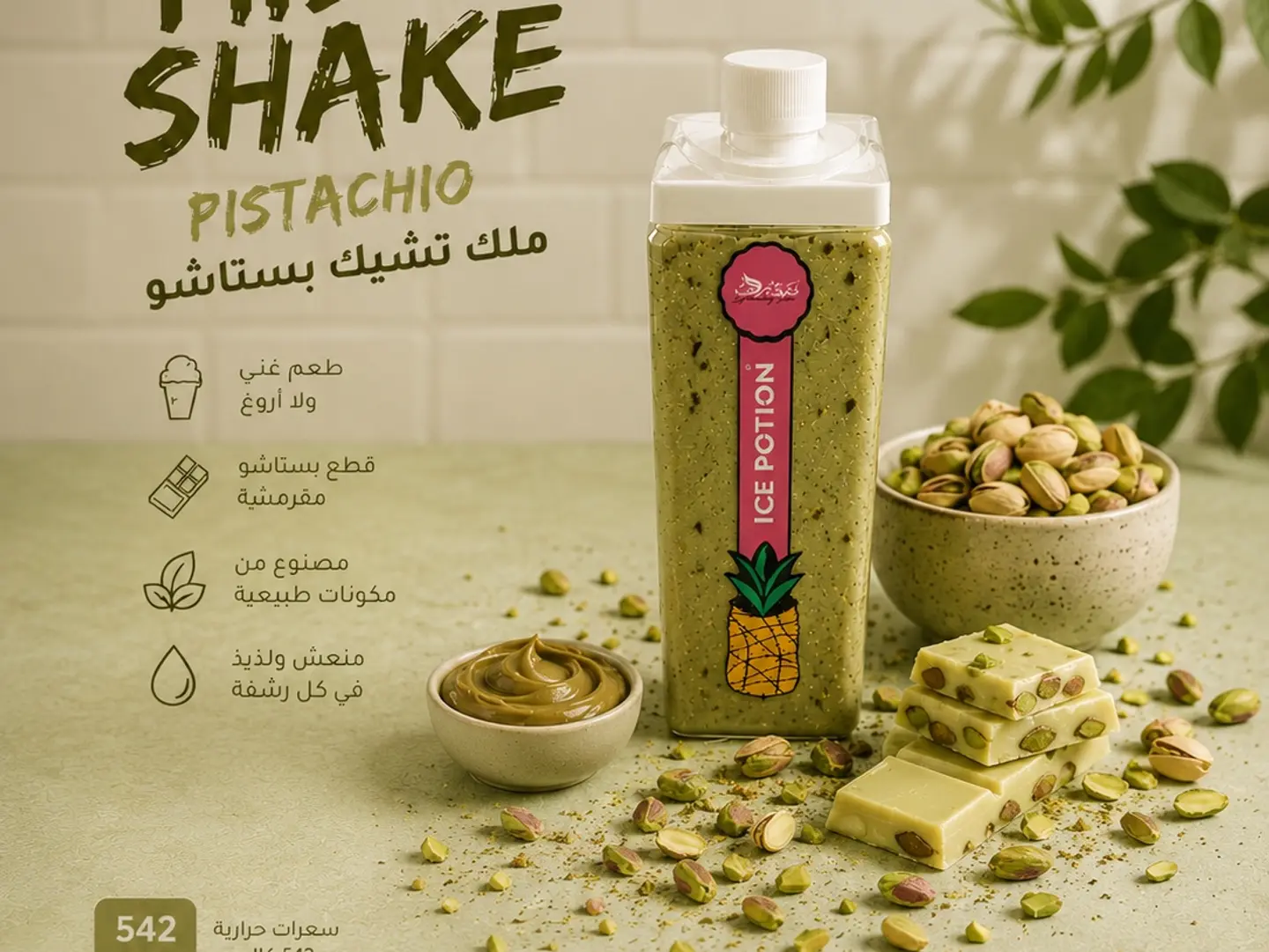 Pistachio Milkshake