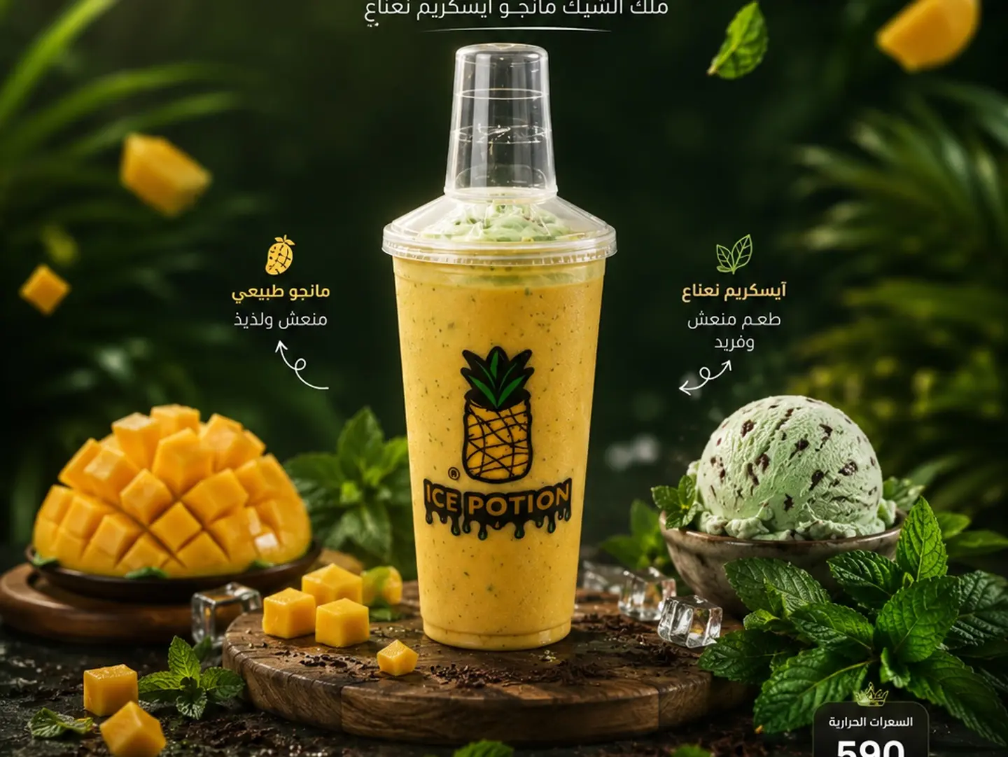 Sendala Potion Mangoes Mint And Ice Cream Vanilla