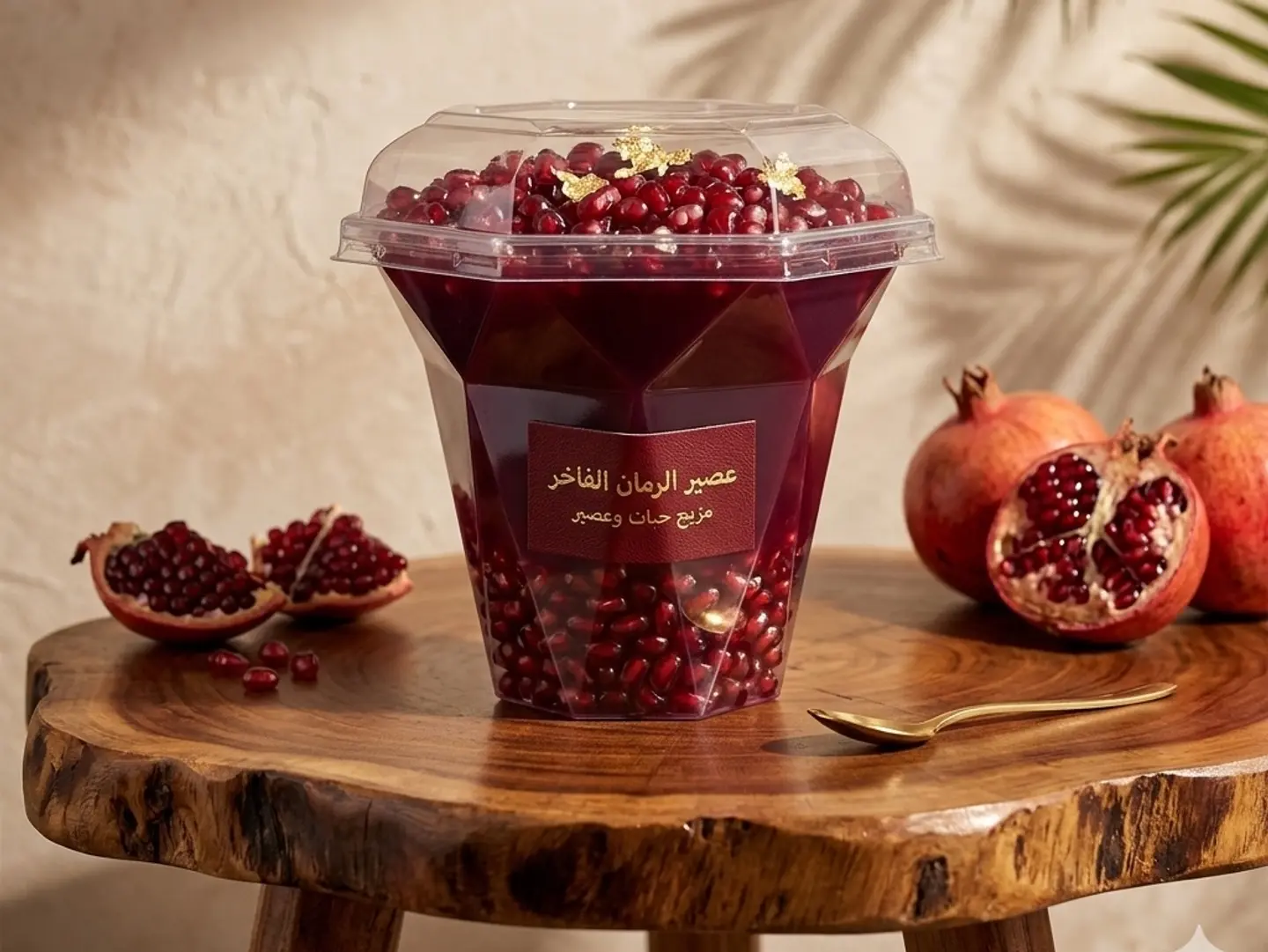 Pomegranate Juice With Pomegranate Seeds