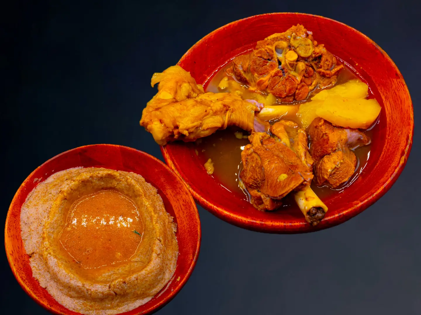 Meat Wick With Porridge,