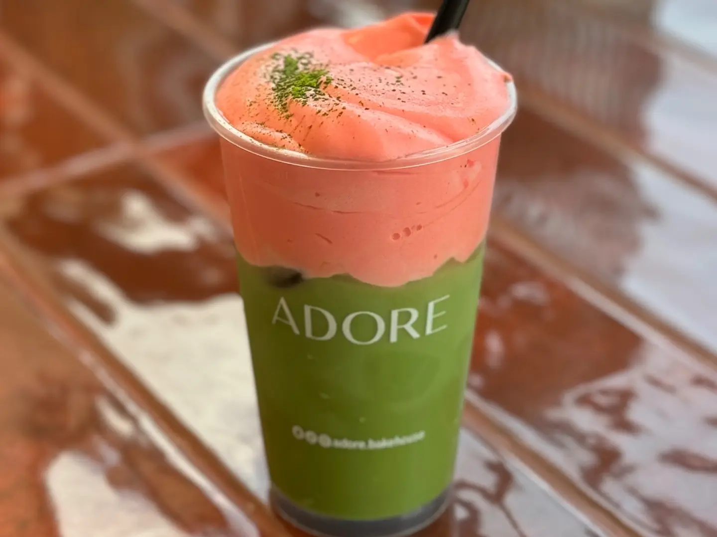 Matcha Strawberry Ice