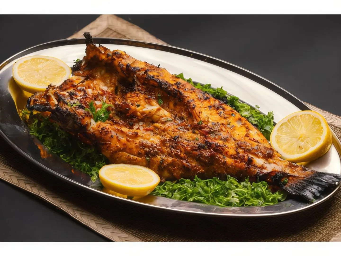 Grilled Grouper Fish