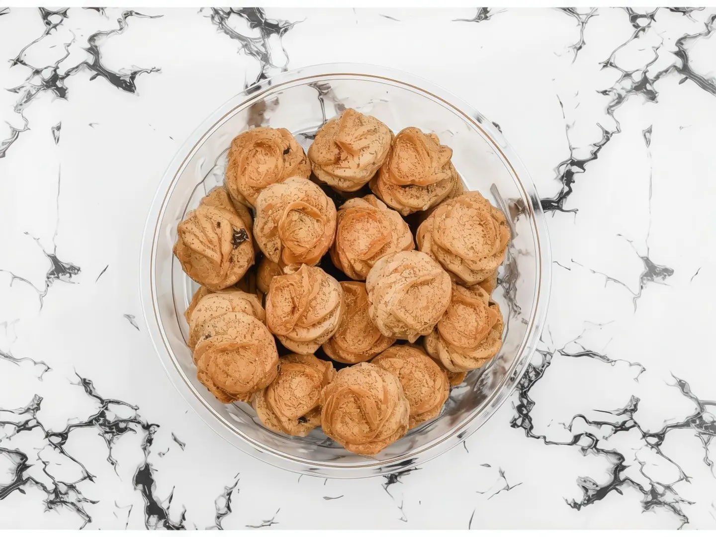 Ma'amoul Rose Manqash Brown