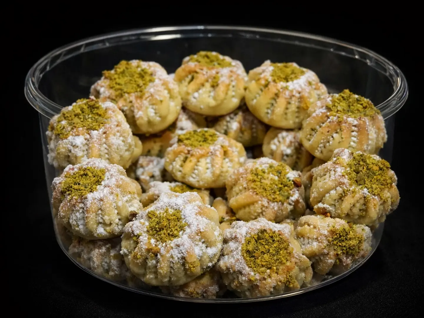 Ma'amoul Rose Manqash Pistachio Sugar