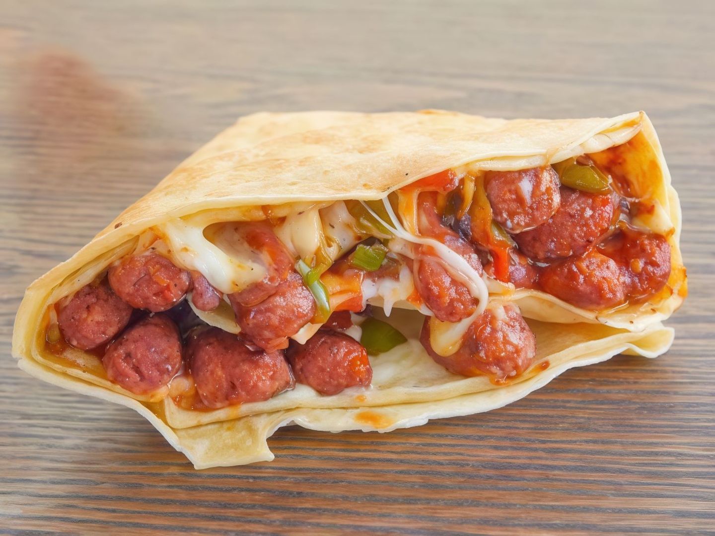 Sausage On Pane Crepe