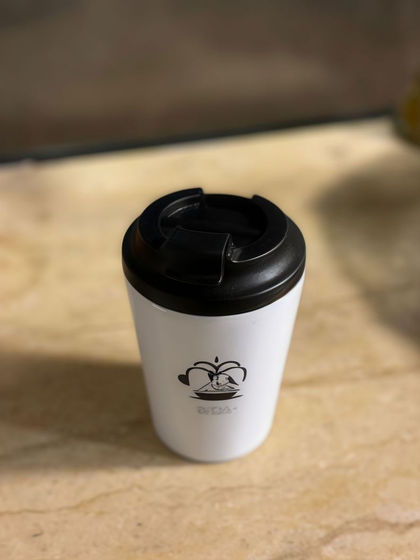 White Khadar Mug