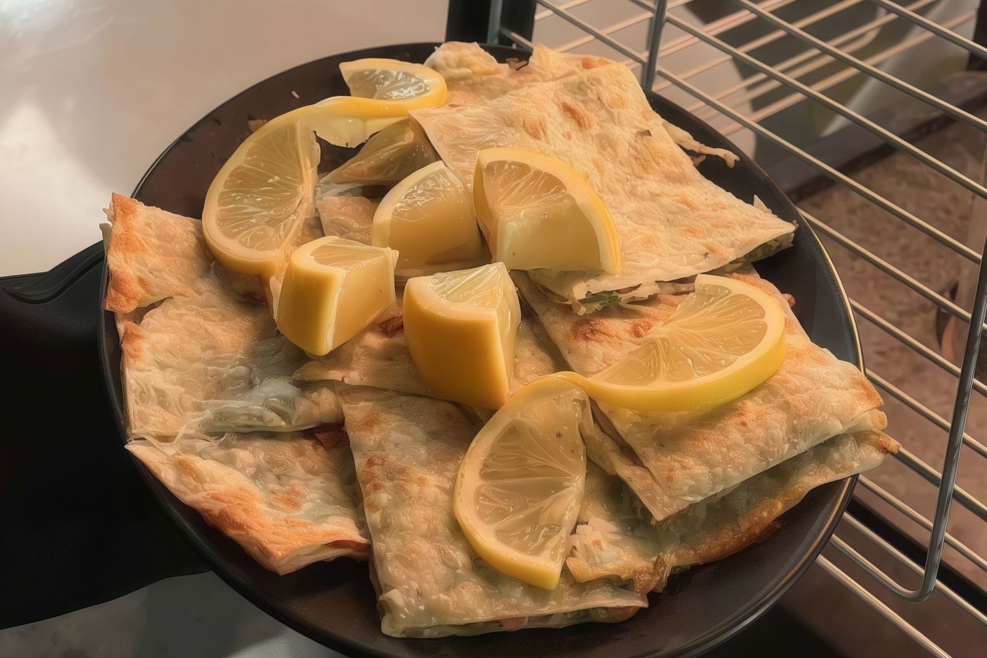 مطبق بيض وجبن