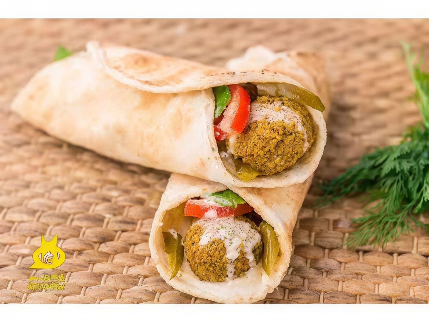 فلافل خبز عادي