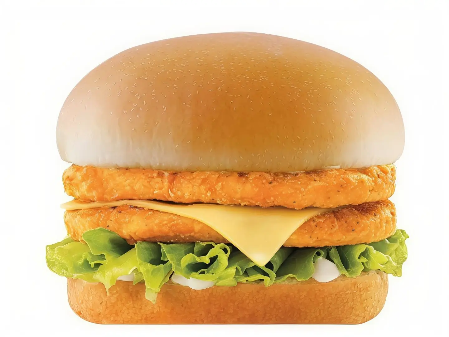 Double Chicken Burger With Cheese