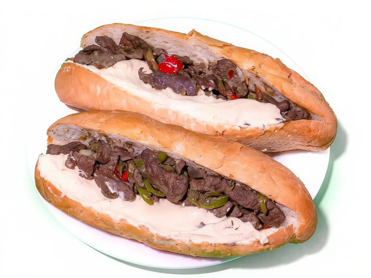 Liver With Hummus Sandwich