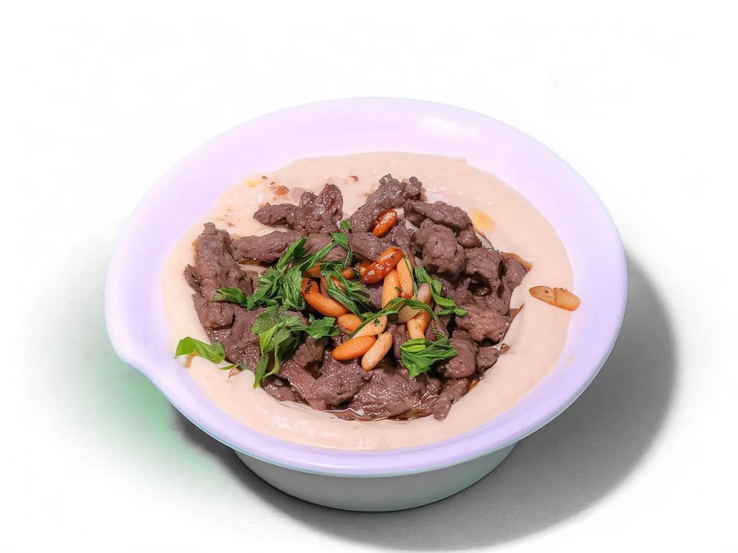 Hummus With Meat Dish