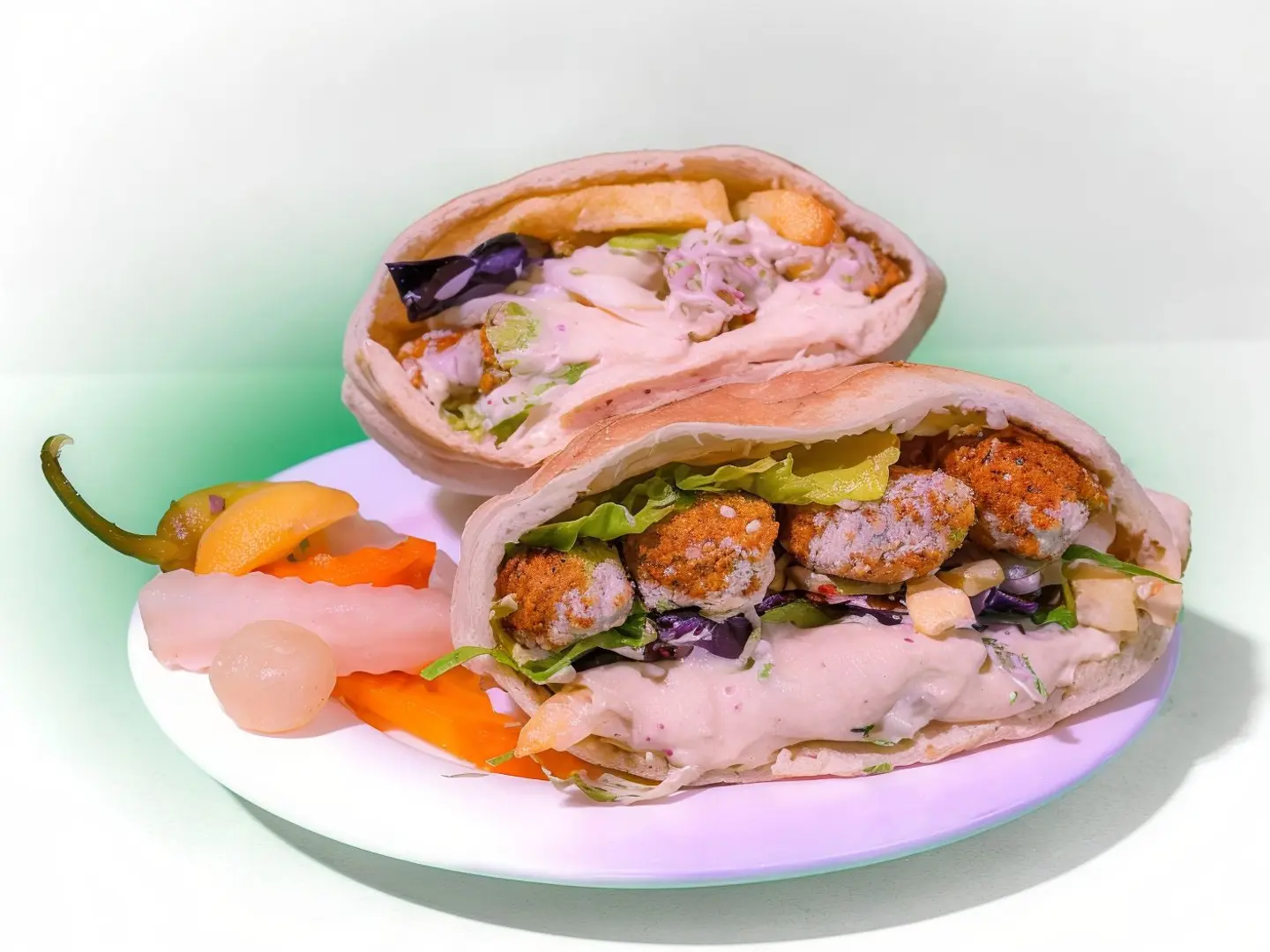 Qandeel Mixed Falafel Sandwich