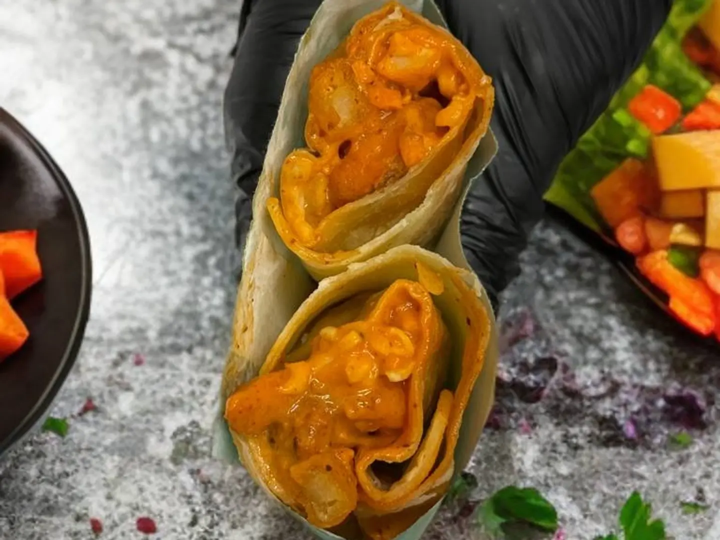 تكا رول شرمب(جمبري)