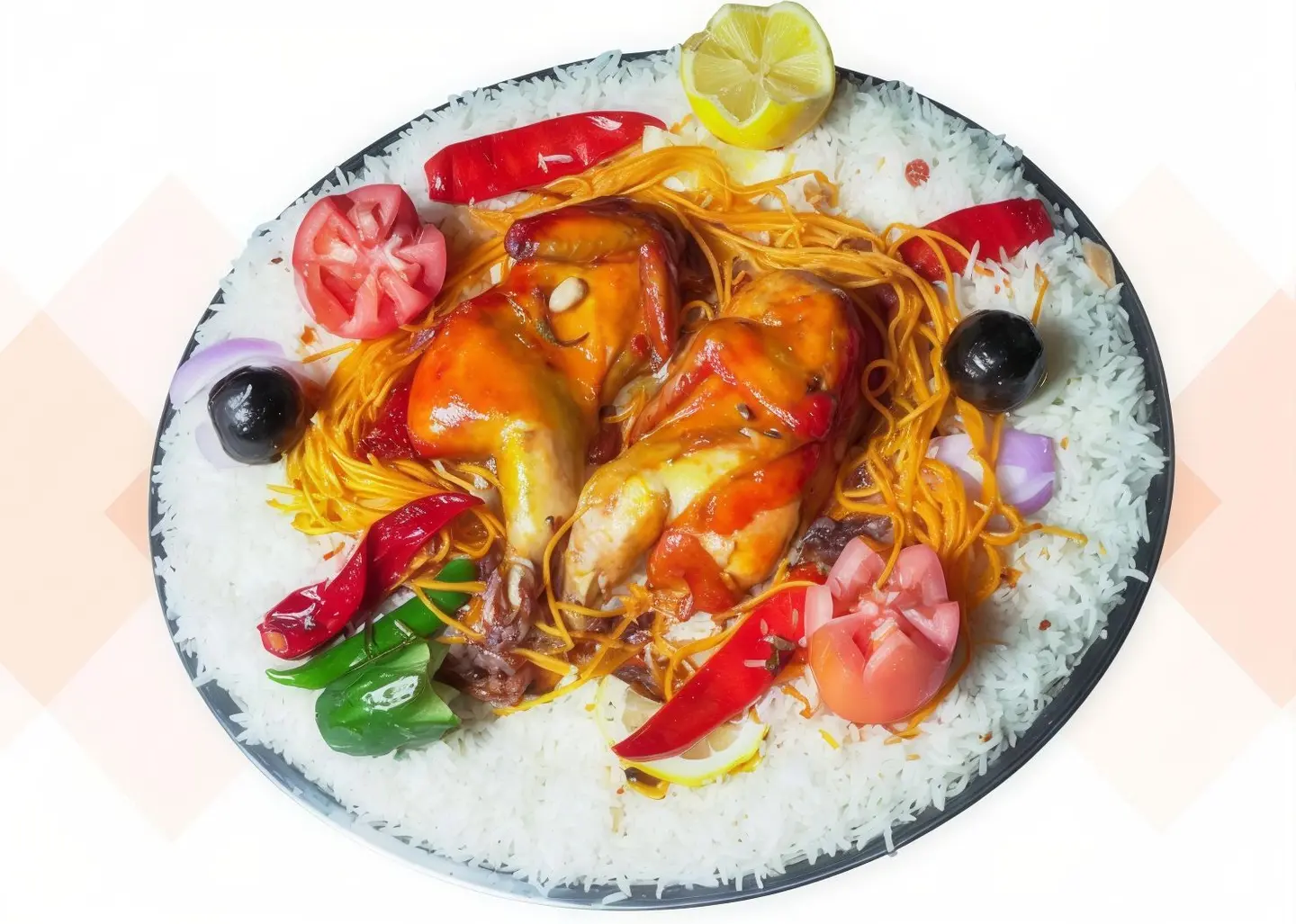 نصف دجاج مندي