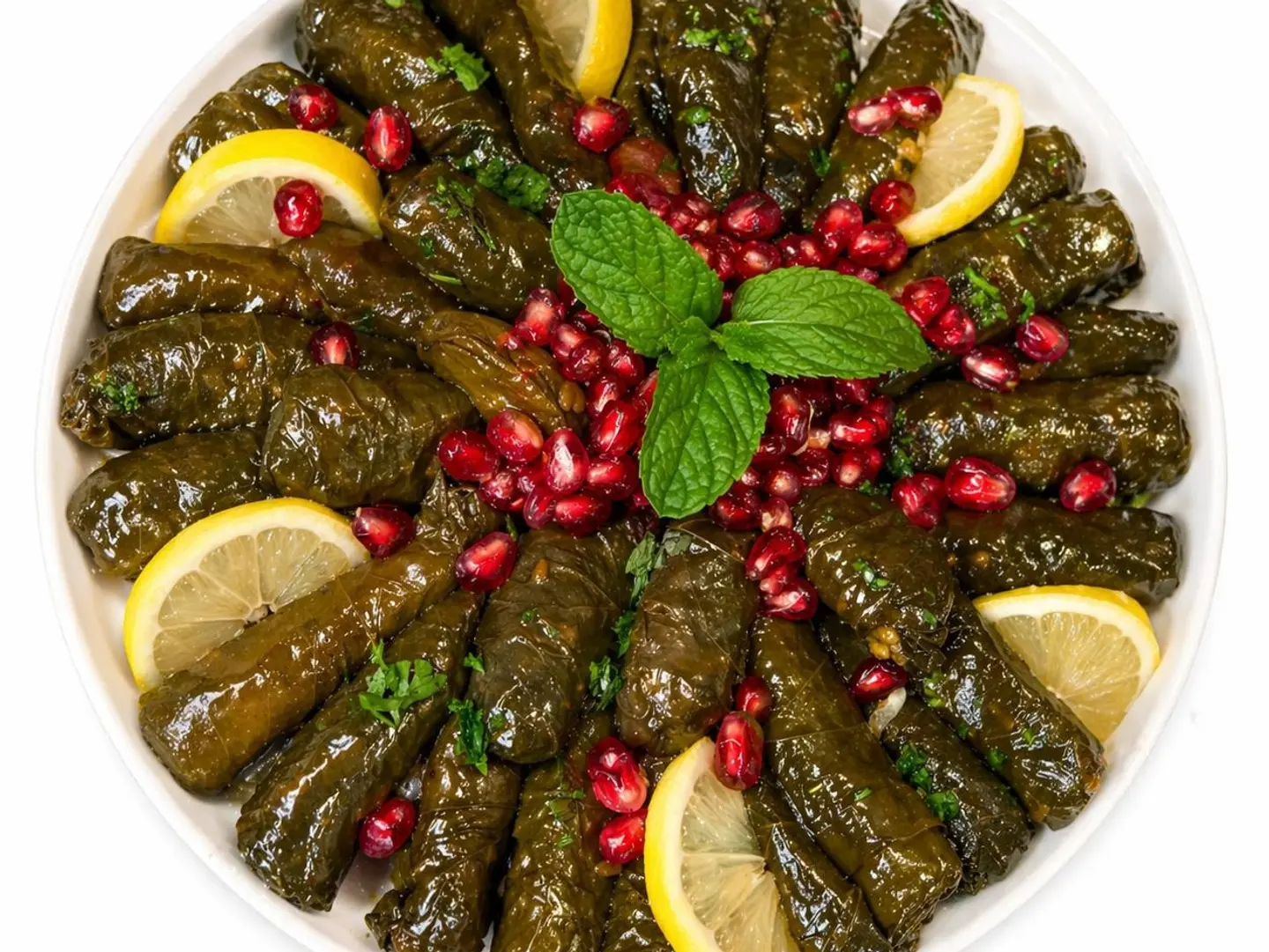 ورق عنب وسط