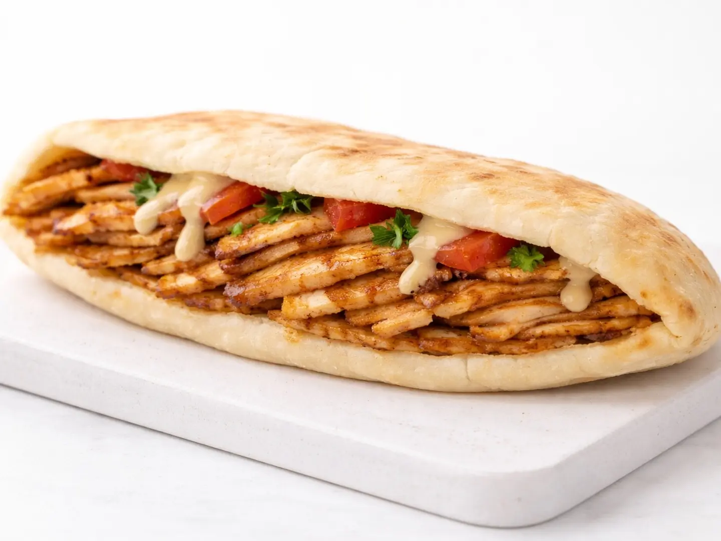 عيشة شاورما دجاج