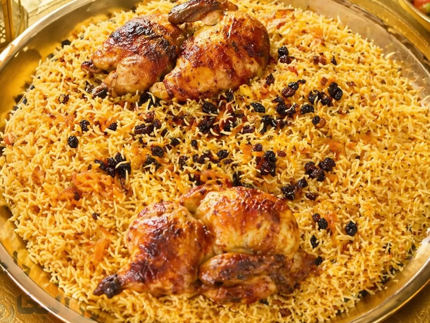 Grilled Chicken With Bukhari Rice