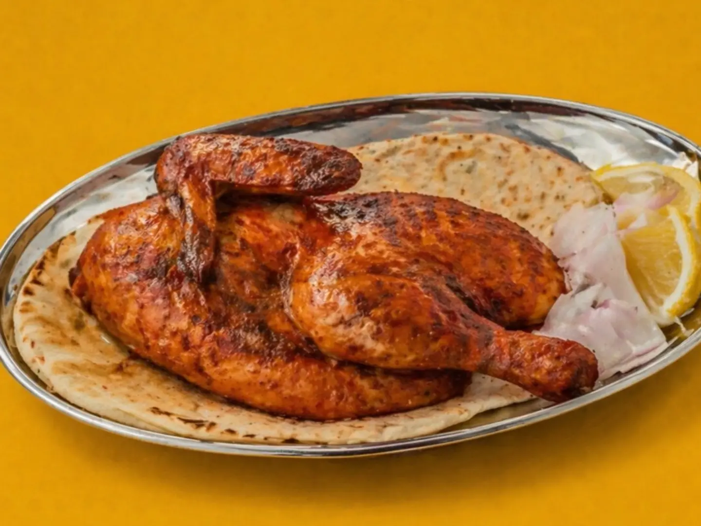 Grilled Chicken With Bukhari Rice