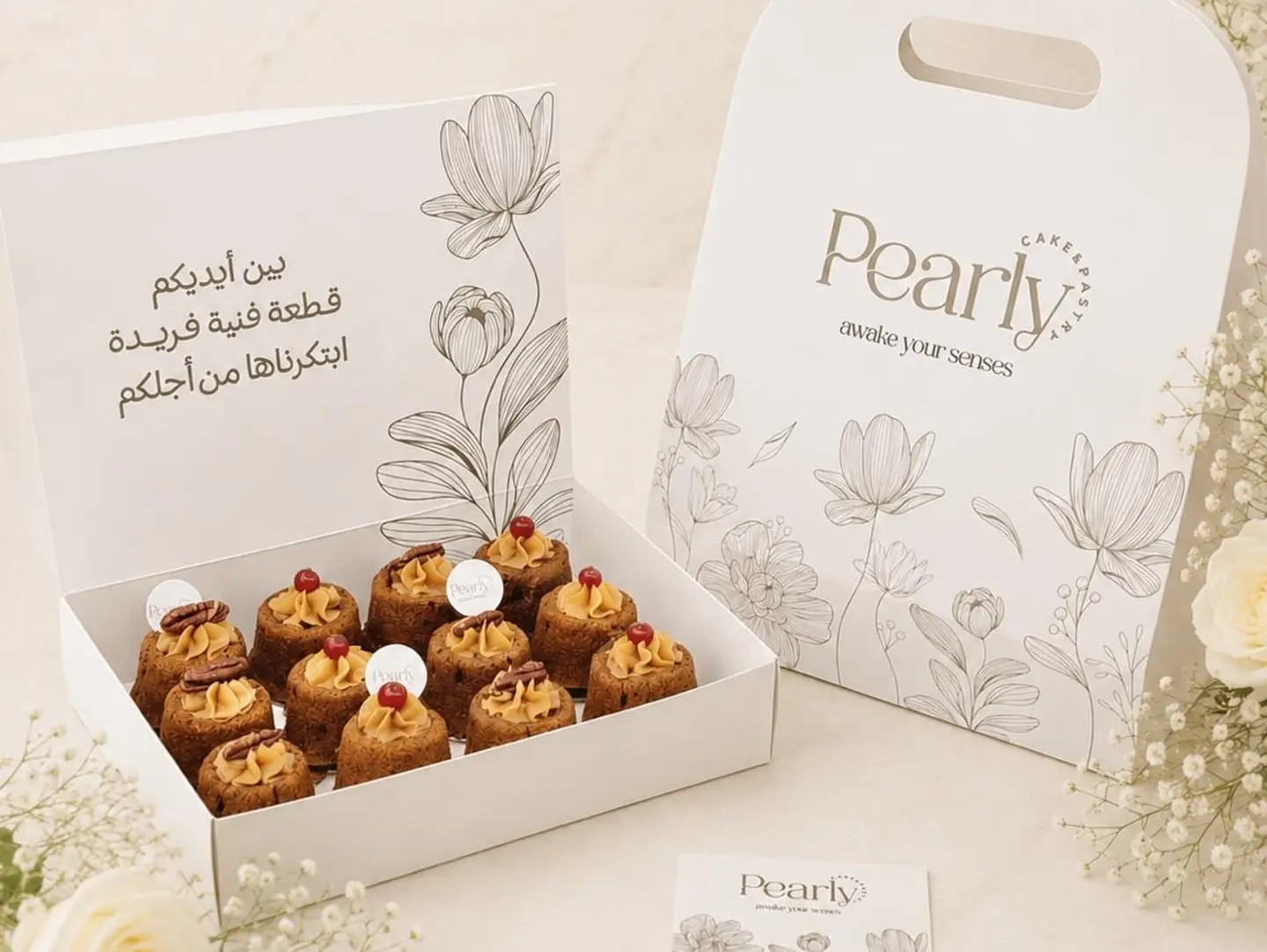 Pearly Dates Cake 12 Pieces - Pearly Dates Cake 36 Pieces