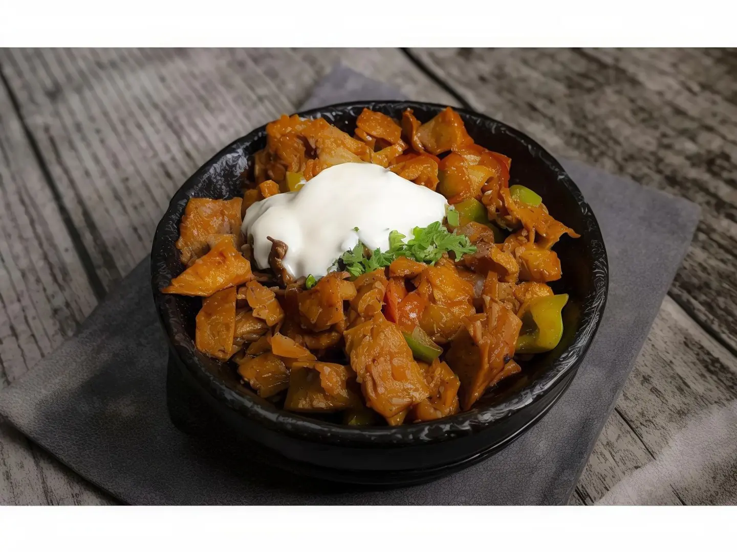 مقلفل لحم جبن