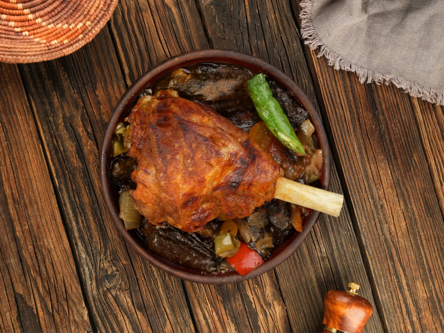 طاجن ورق عنب موزه