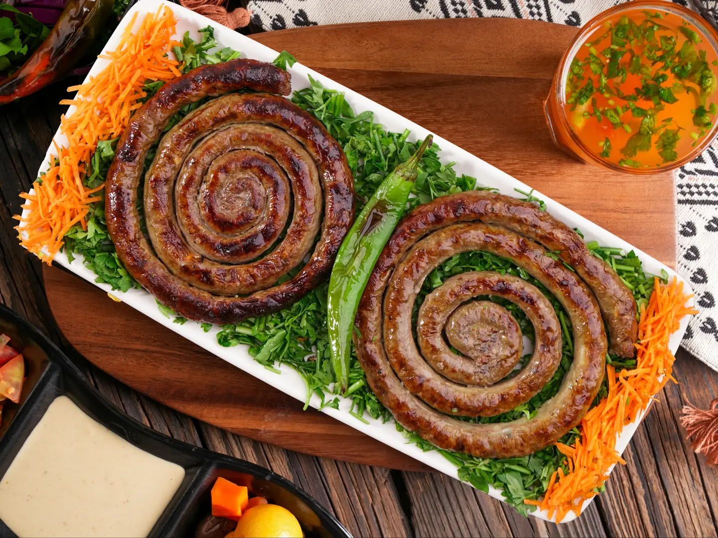 نص سجق مشوي