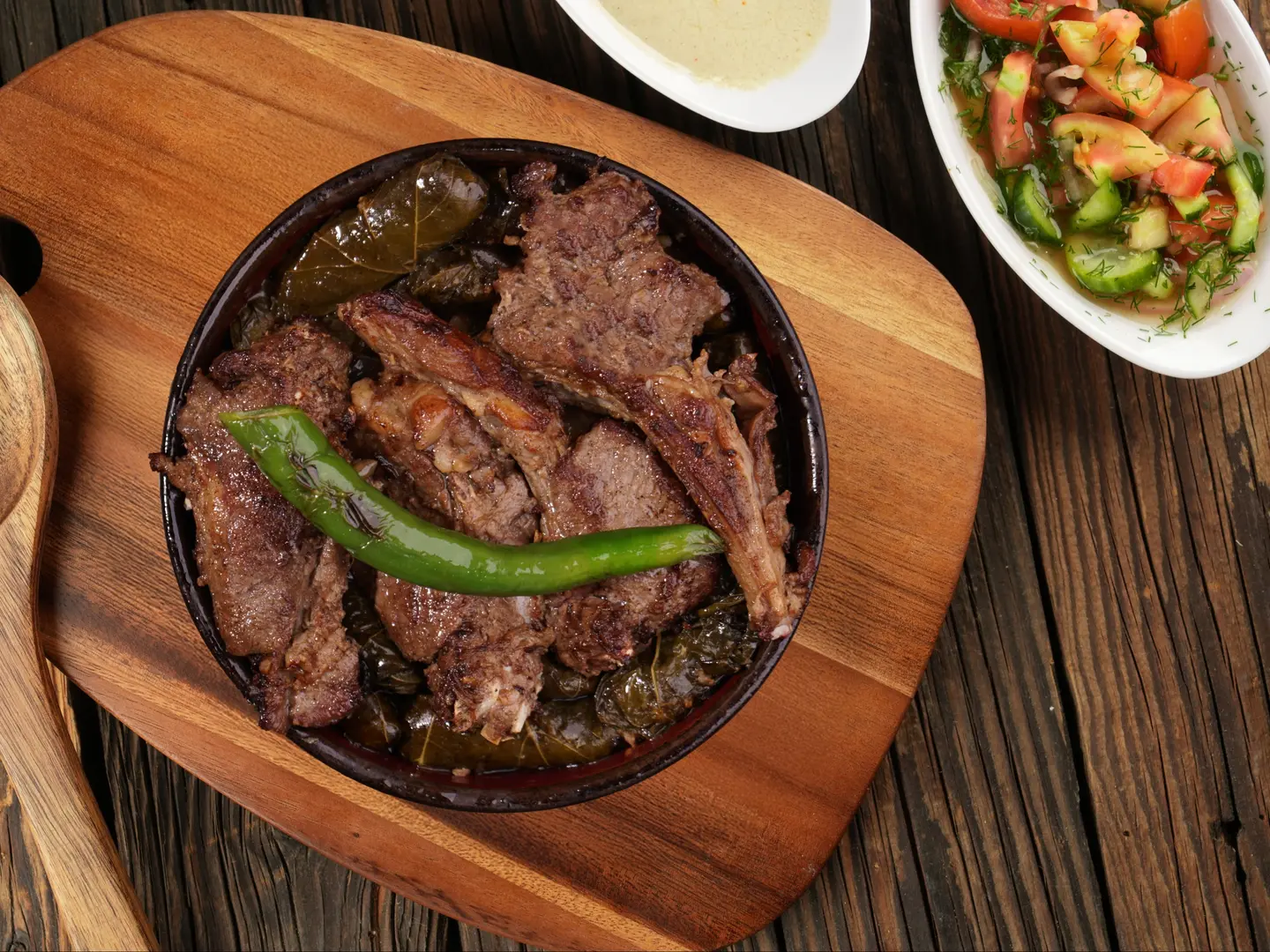 طاجن ريش ورق عنب