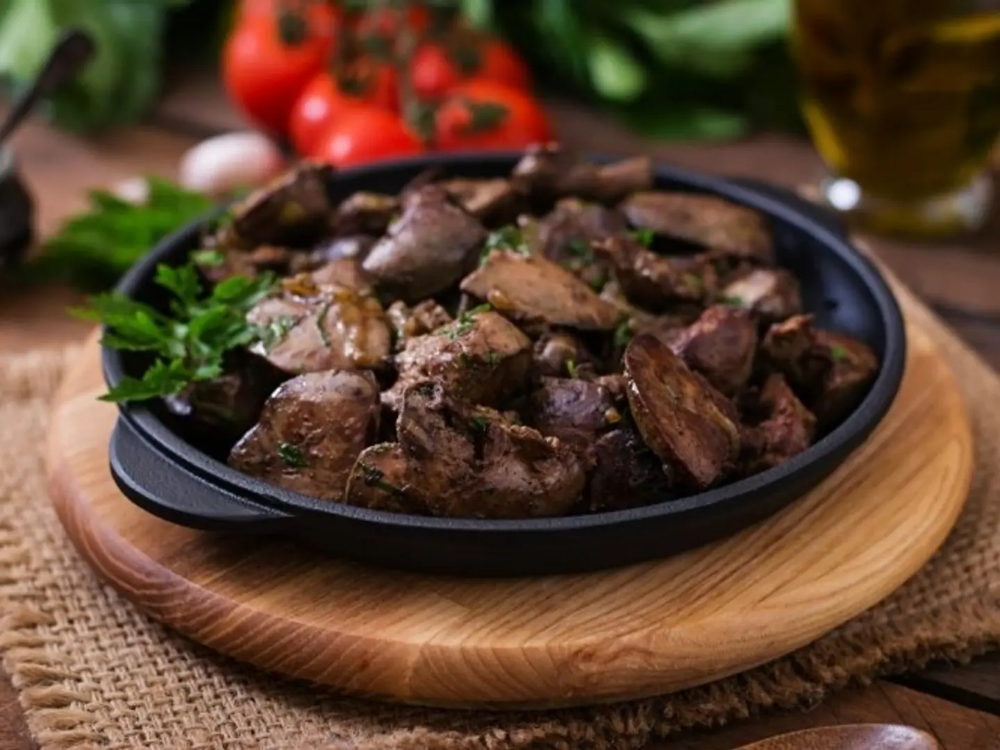 نص كبدة مشوية