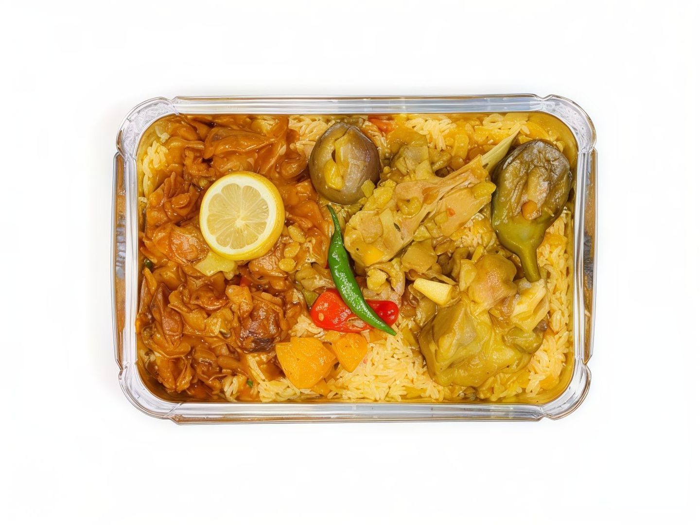 Lamb With Amber Rice For One Person