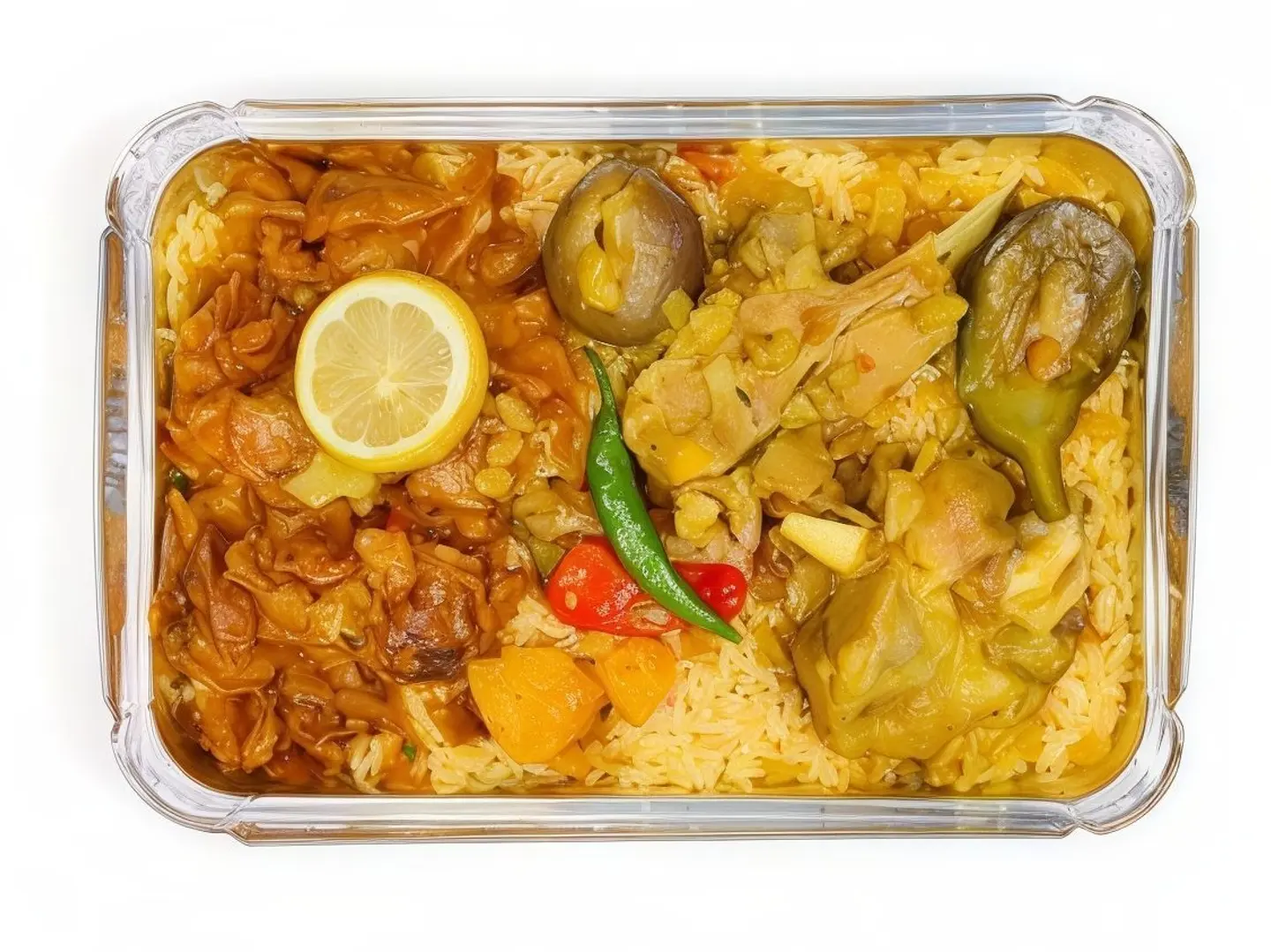 Lamb With Mezze Rice For One Person