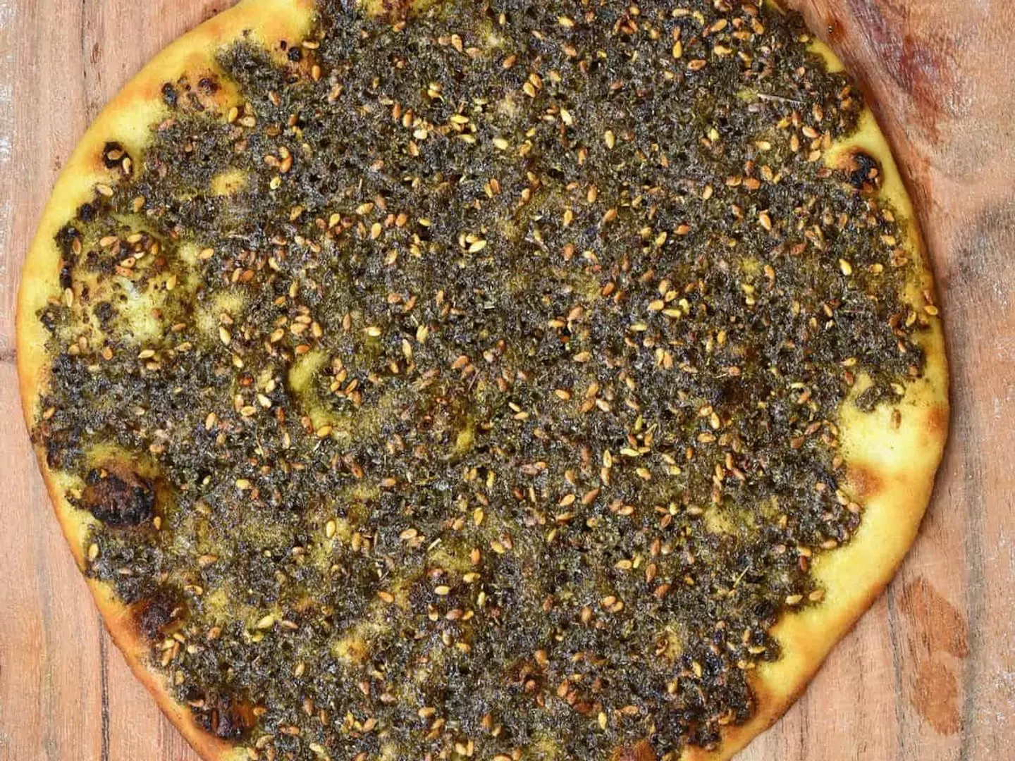 فطيرة زعتر سادة