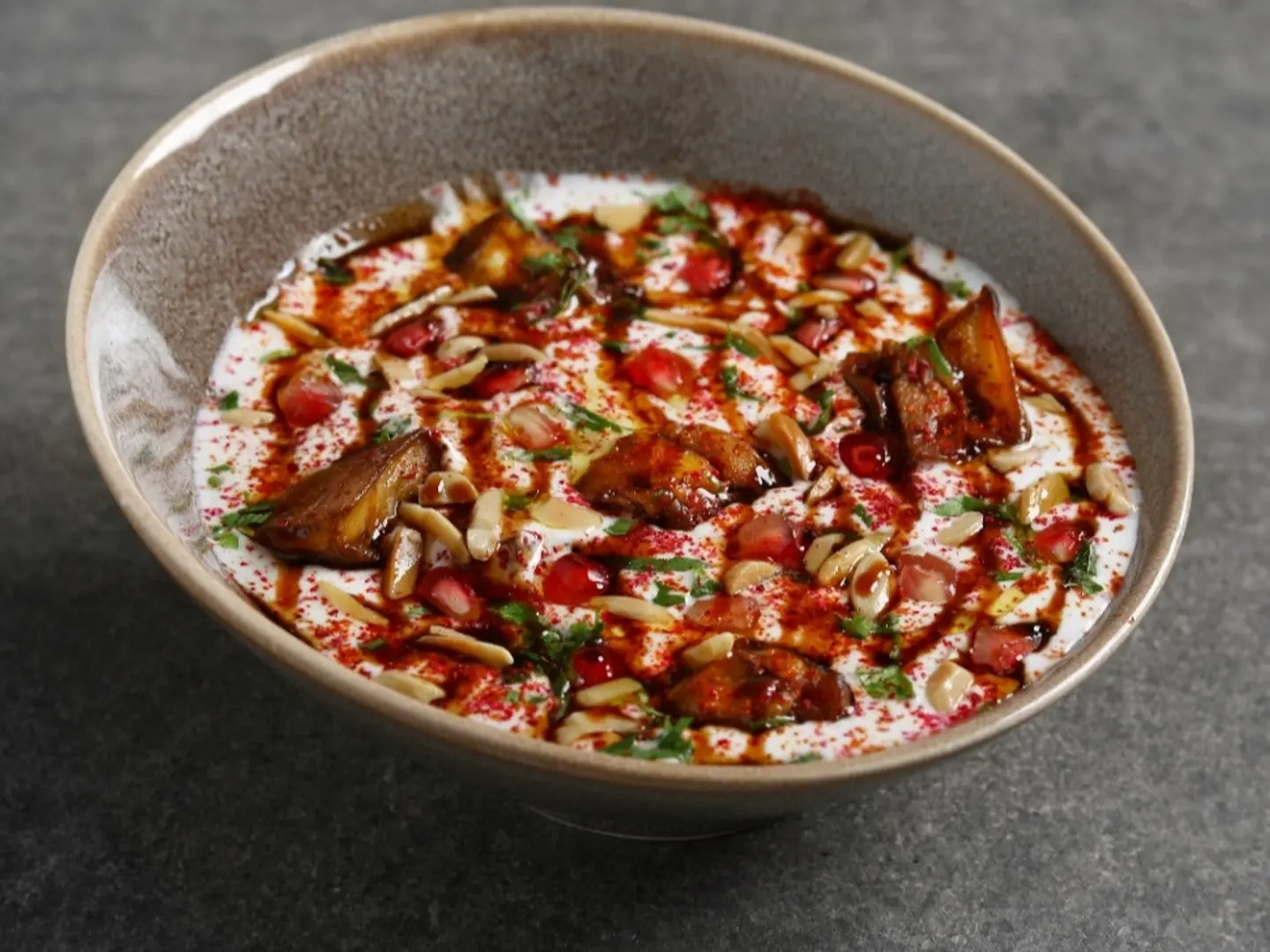 Eggplant Fatteh