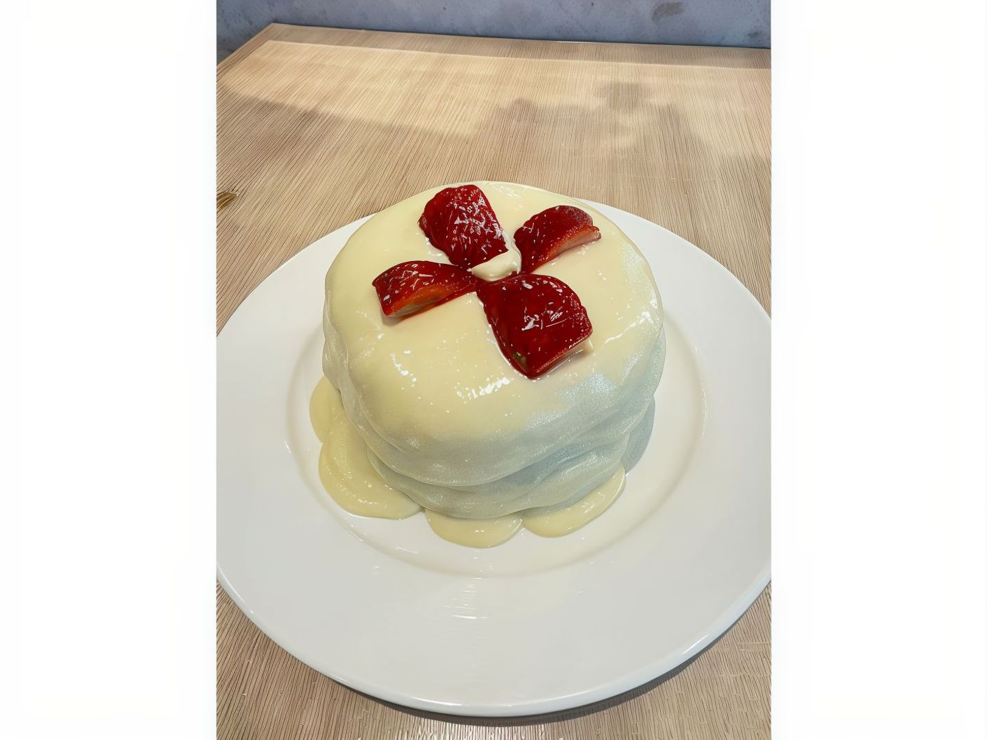 Japanese Pancakes With White Chocolate