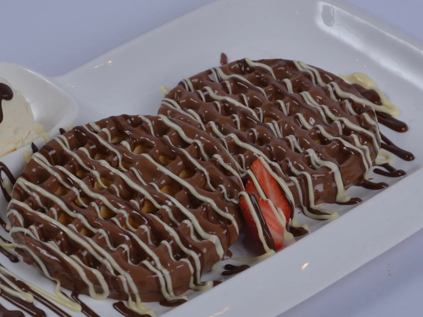 وافل شوكولاتة