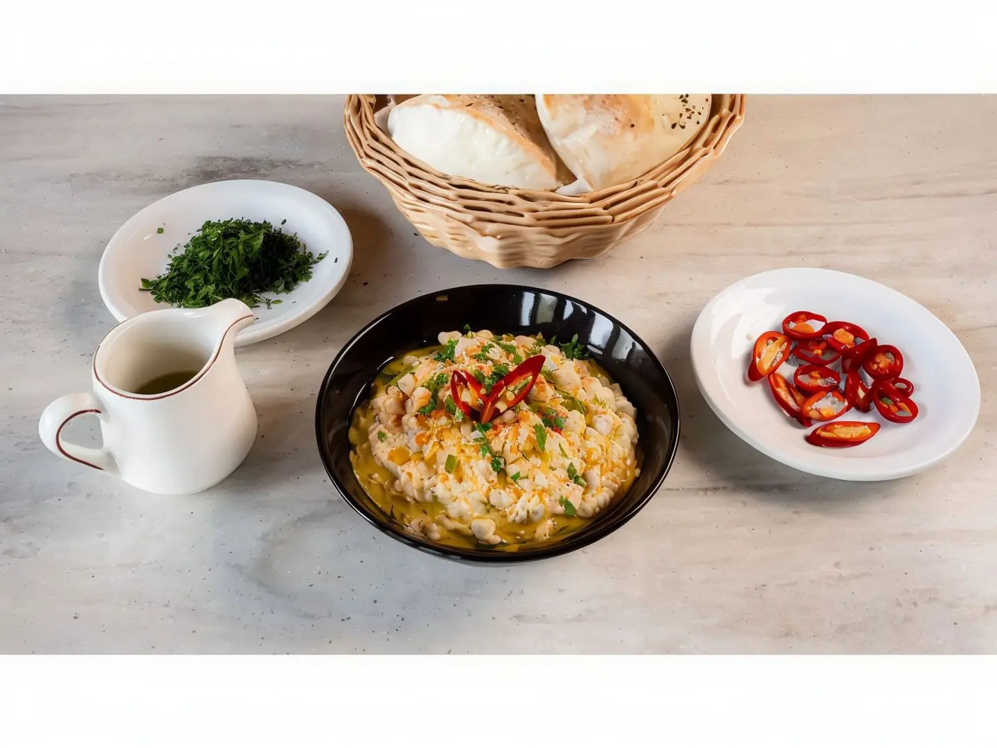 حمص حب بطحينة