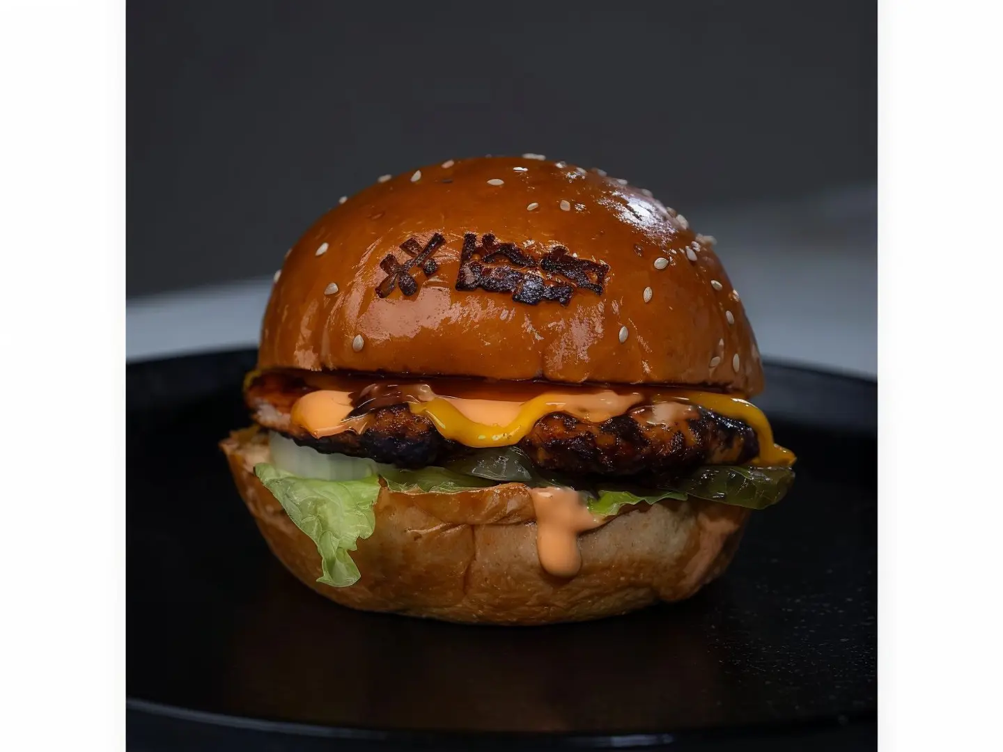 Chicken Hashtag Burger