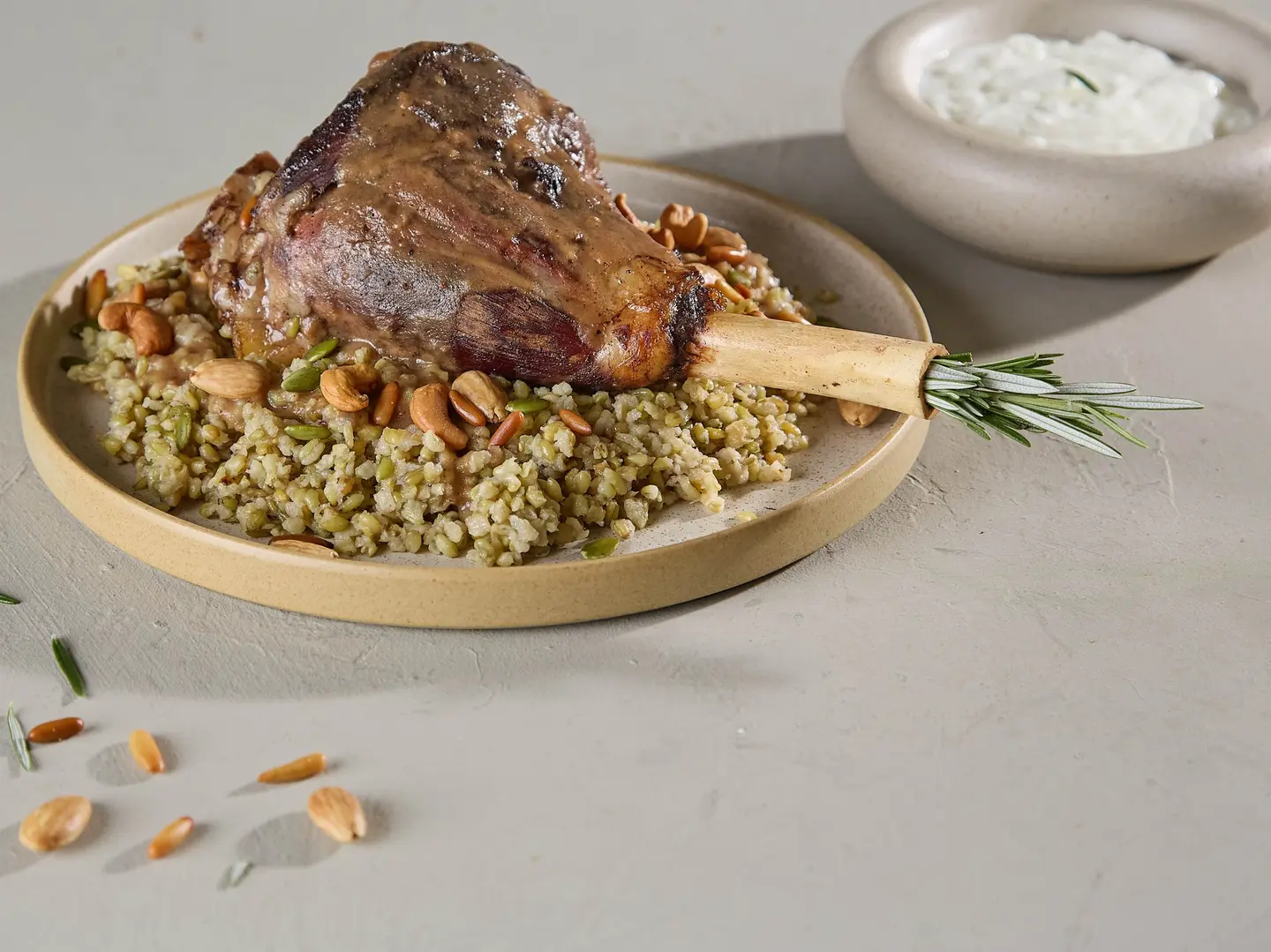 Freekeh Lamb Shank