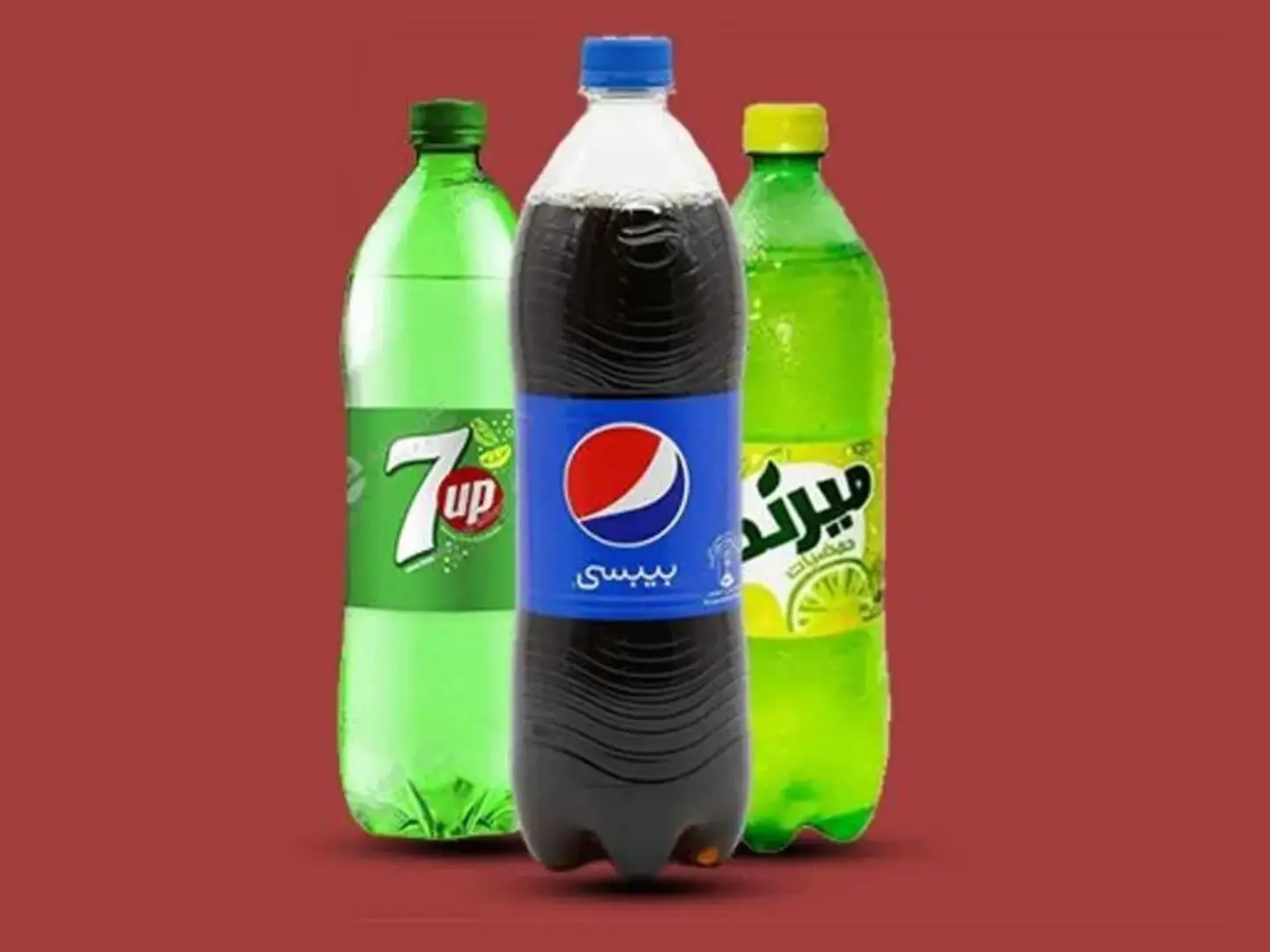 مشروب غازي وسط