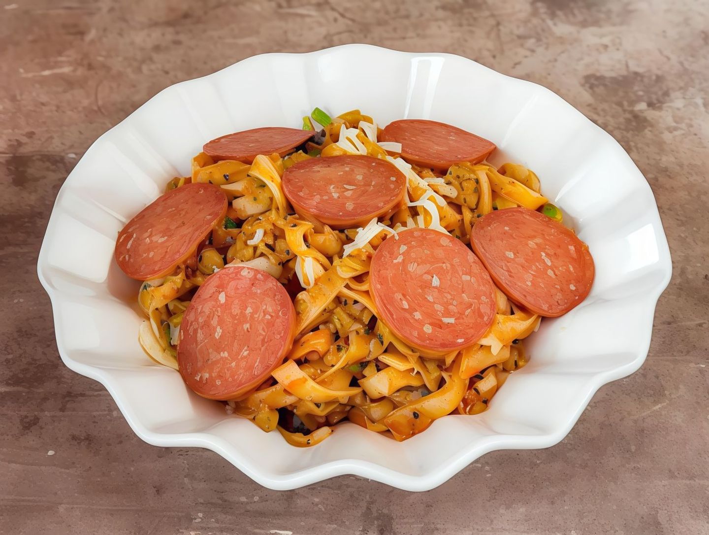 Pasta With Pepperoni