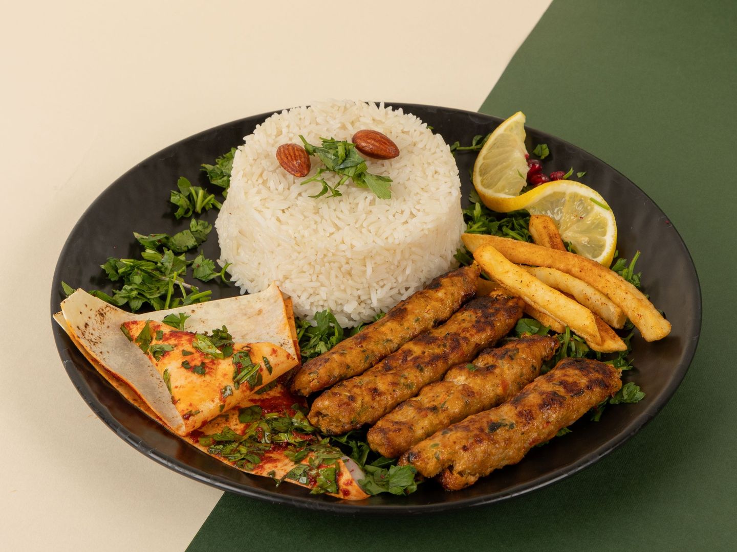 طبق كباب الدجاج