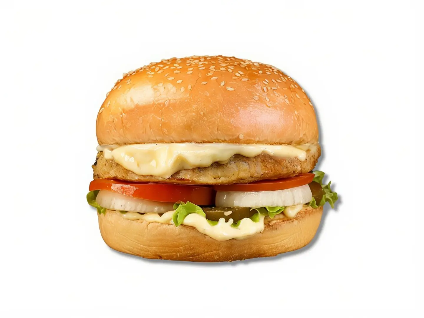 دبل برجر دجاج