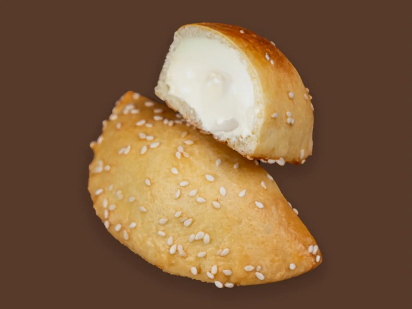 Grilled Puff With A Large Cheese Filling