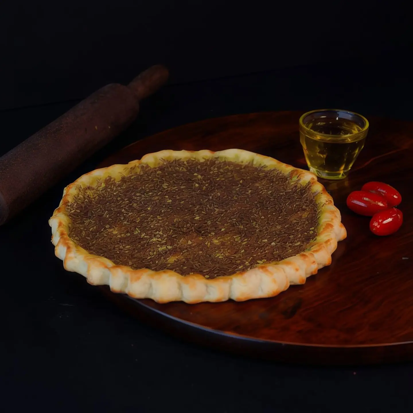 فطيرة زعتر سادة