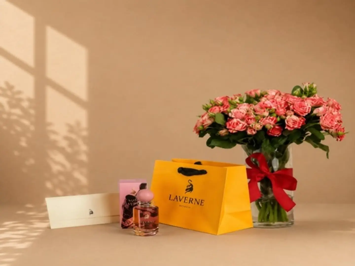 Miss Laverne Perfume With A Rose Vase