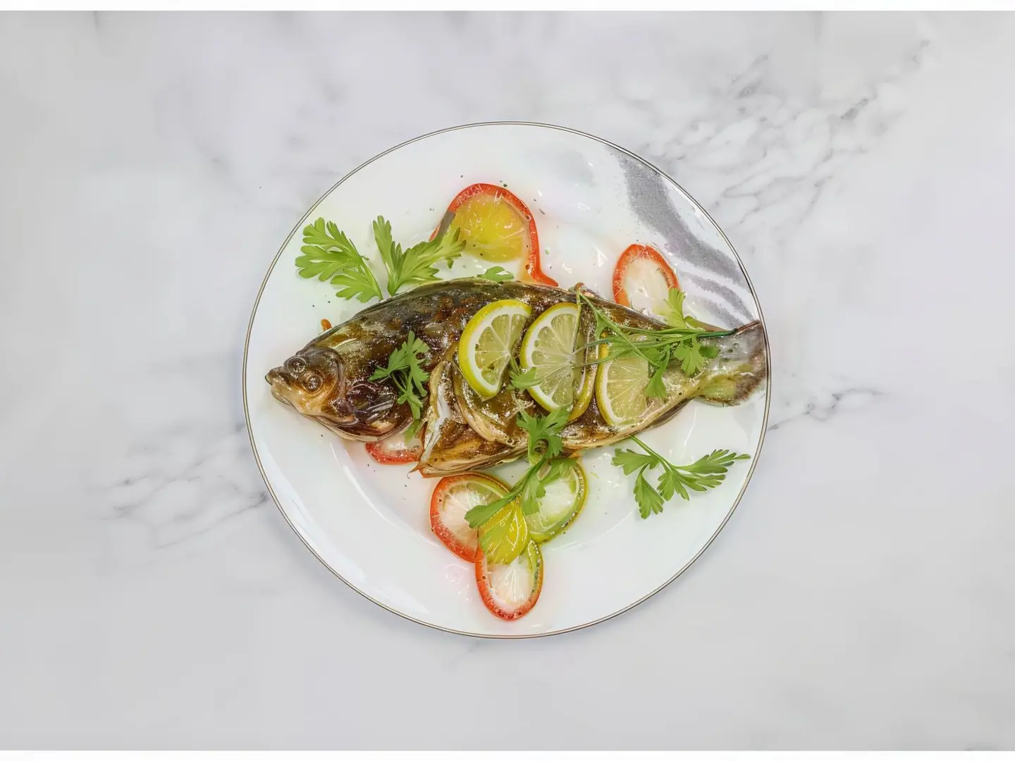 Mullet In Oil And Lemon